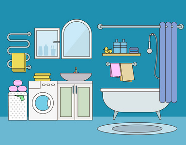 矢量图洗脸盆图片-矢量图洗脸盆素材-矢量图洗脸盆插画-摄图新视界