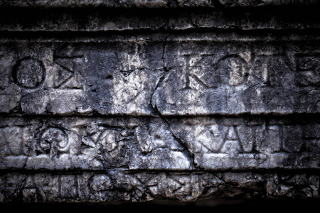 古埃及字母表上大理石背景纹理