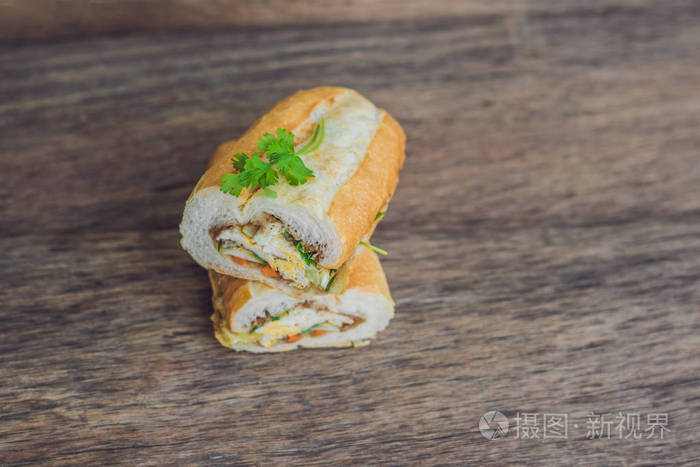 美味的越南 Bahn Mi 三明治