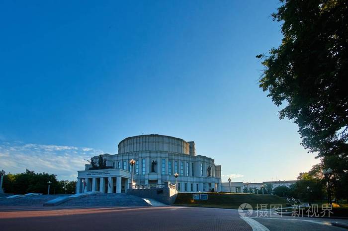 共和国首都明斯克的国家学术莫斯科大