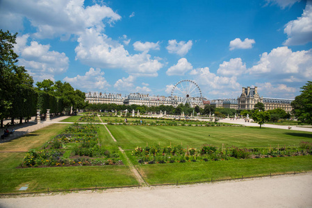 法国巴黎杜乐丽花园摩天轮