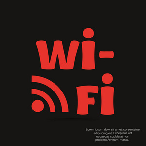 wifi 上网简单图标