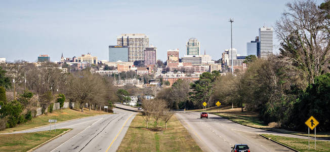 匹兹堡钢宾夕法尼亚州城市天际线场景清晨