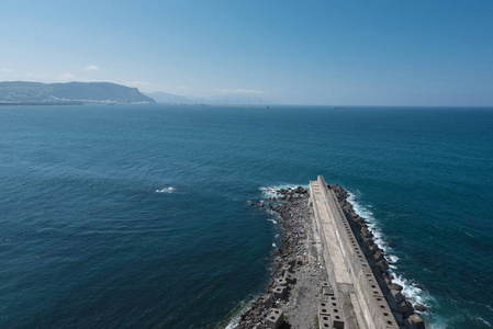 长廊和 Getxo，毕尔巴鄂，西班牙巴斯克地区的海岸线