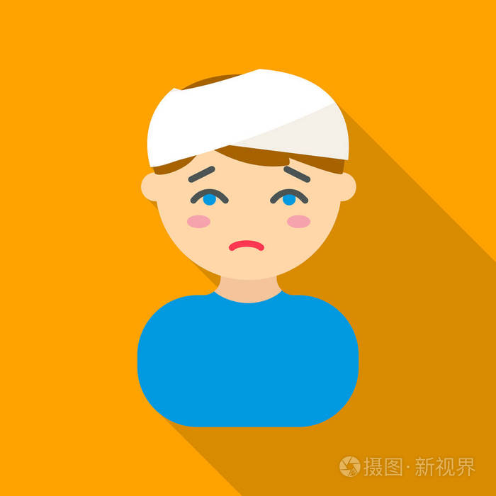 头部损伤图标平盘.从大病了,病平盘单病图标
