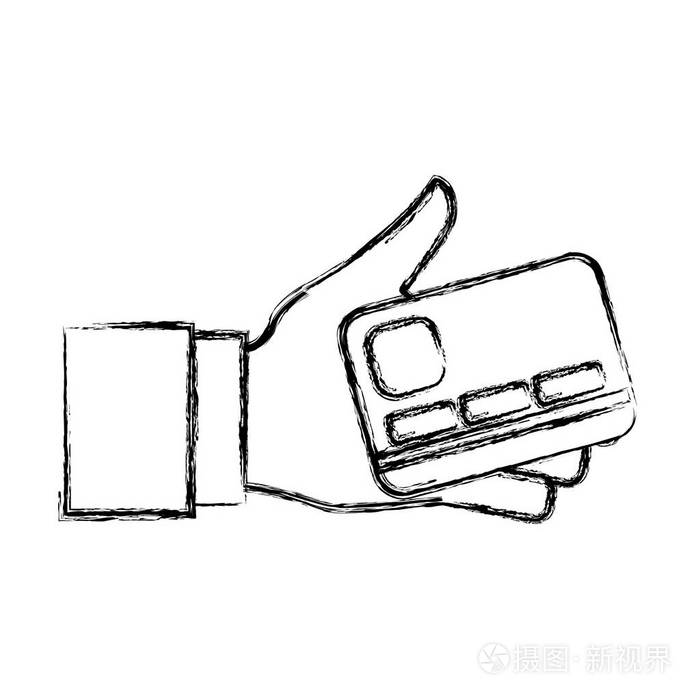 银行信用卡插画-正版商用图片0u0goh-摄图新视界