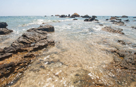 岛上的小海湾图片