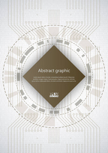 抽象的技术背景与各种技术元素。Eps10 矢量图