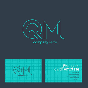 Qm 字母标志名片