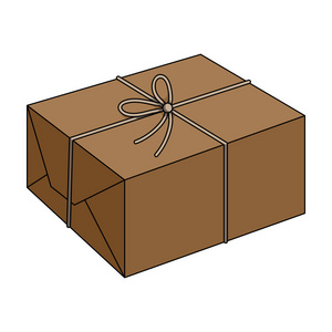 在卡通风格矢量符号股票图 web 邮件和邮递员单个图标照片