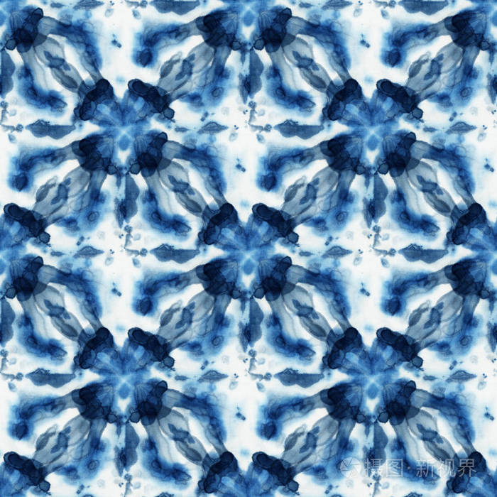 无缝的扎染图案