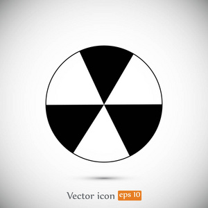 放射性标记图标