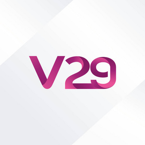 字母和数字的 V29 标志