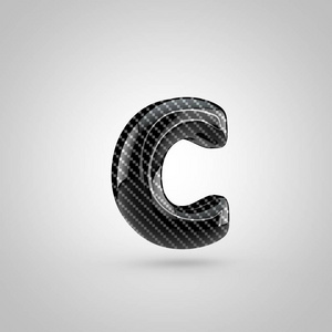 炭黑字母 C