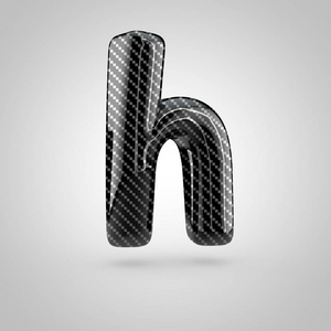 炭黑字母 H