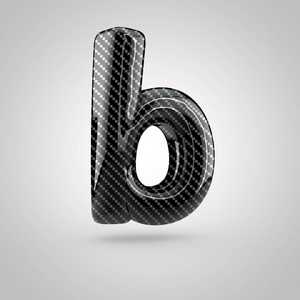 炭黑字母 B