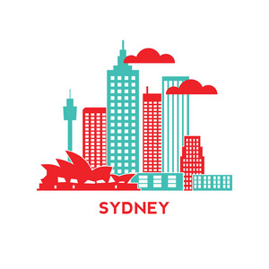 悉尼城市天际线图片