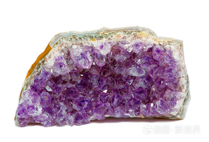 紫水晶矿物宝石