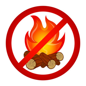 点燃火禁止照片