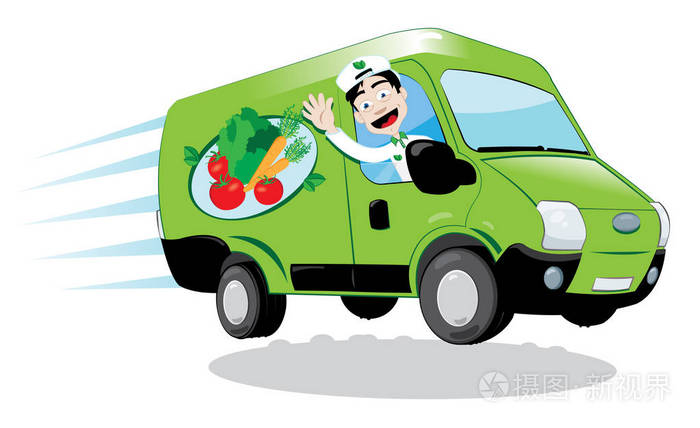 生鲜食品送货车