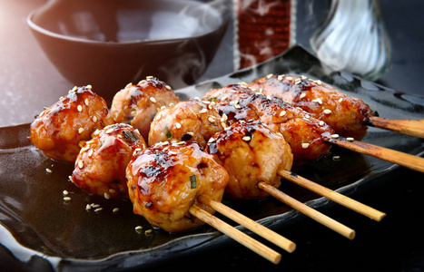 日本丸子烧烤 tsukune