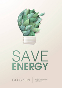 可再生能源和绿色科技为主题的创意概念