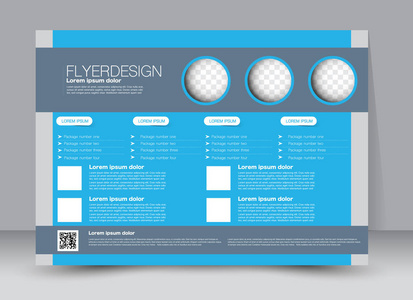 传单 小册子 广告牌模板设计景观取向