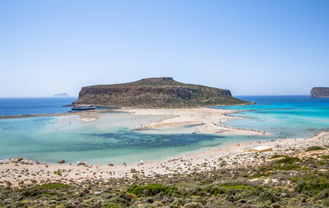 balos 海滩，克里特岛，希腊