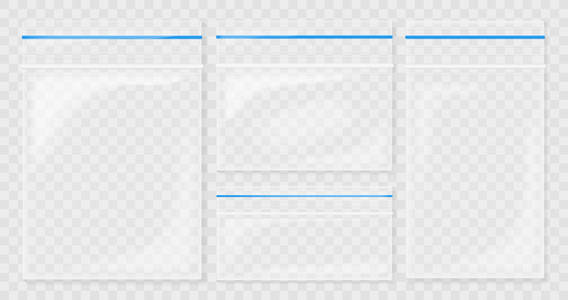 空的透明塑料袋中袋。空白的真空拉链袋。聚乙烯容器上的透明性背景设置