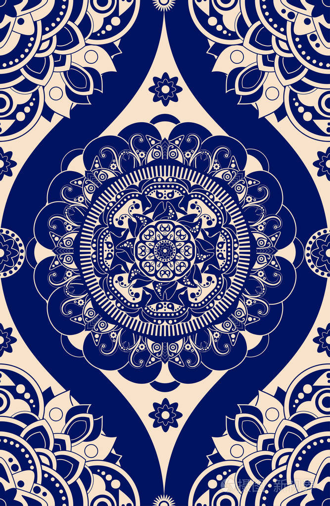 炫彩无缝织锦缎花纹,经典壁纸,背景背景