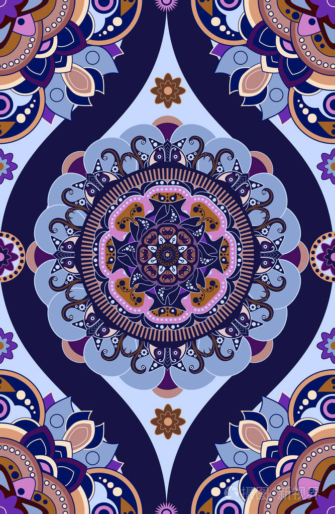 炫彩无缝织锦缎花纹,经典壁纸,背景背景