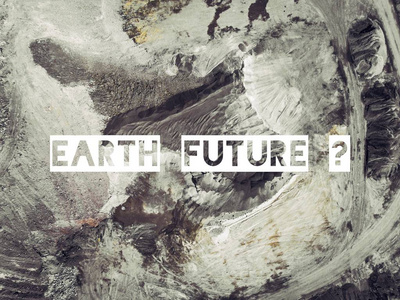 地球的未来。露天开采砂在波兰的鸟瞰图