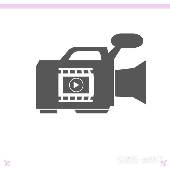 视频摄像机图标
