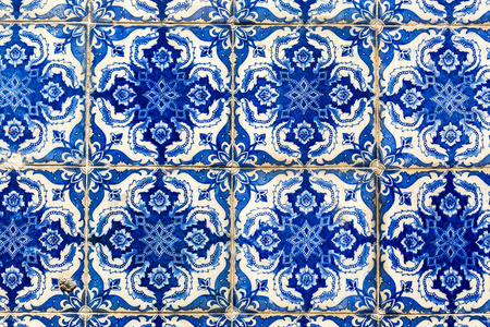 传统的瓷砖在里斯本阿苏莱霍斯
