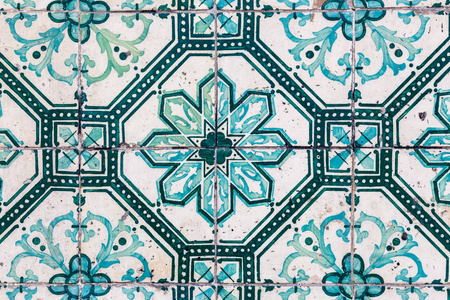 传统的瓷砖在里斯本阿苏莱霍斯图片