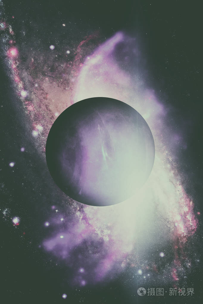 行星海王星.外层空间背景