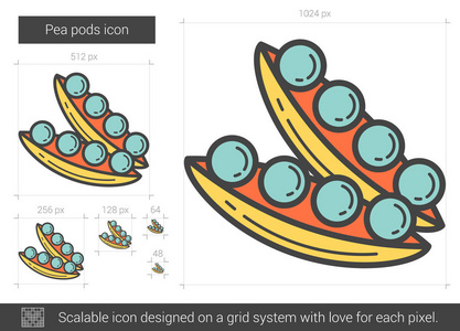 豌豆荚线图标