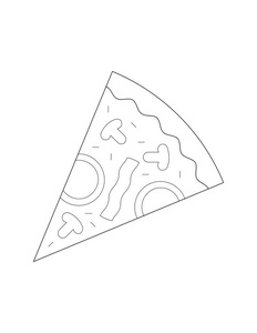 比萨饼图标说明