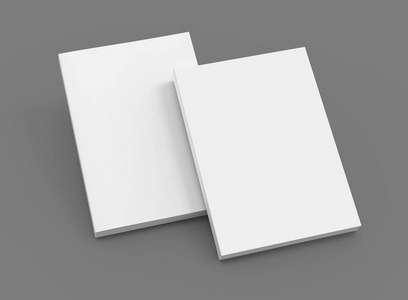 小册子, 杂志, 书籍模拟空白的书籍设计一组空白书籍封面模板空鬃