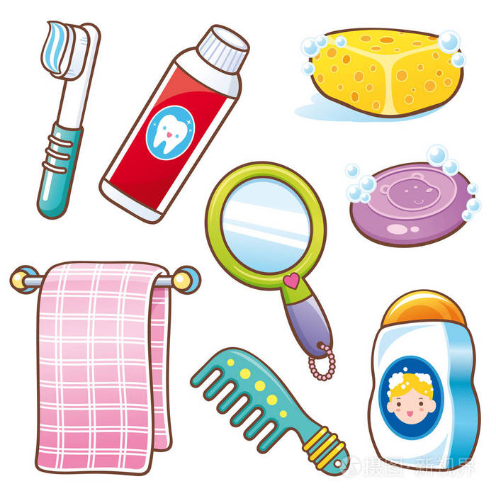 卡通浴室配件