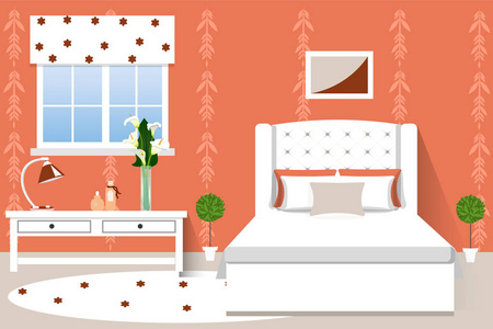 神秘的房间剪影卡通矢量插图的家里或办公室的走廊和敞开的门带标准