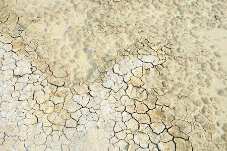 土壤气候变化和干旱土地的抽象背景裂痕