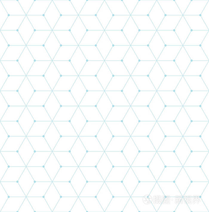 神圣的几何网格图形装饰六边形斑图