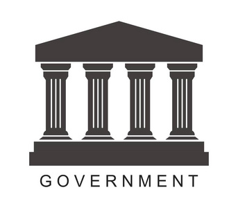 与各种图标和符号的无缝模式白色背景平面矢量图官方语音线性图标概念