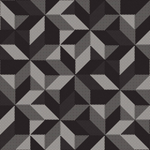 抽象跨矢量无缝的几何图案.定期的瓷砖的装饰.跨 tilig 抽象背景.