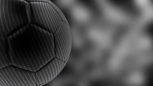 3d 碳足球球背景 3d 图