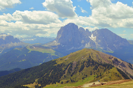 Seceda 在意大利的多洛米蒂山