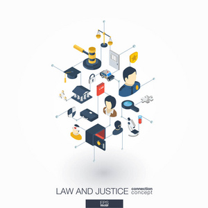 法律和正义的 web 图标