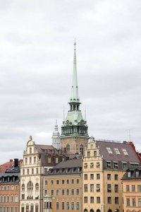德国教堂和旧城区斯德哥尔摩