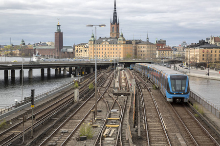 本地火车上环桥斯德哥尔摩